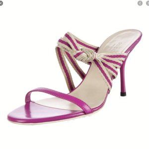 Gucci Magenta Mirabelle Slides Sandals Heels